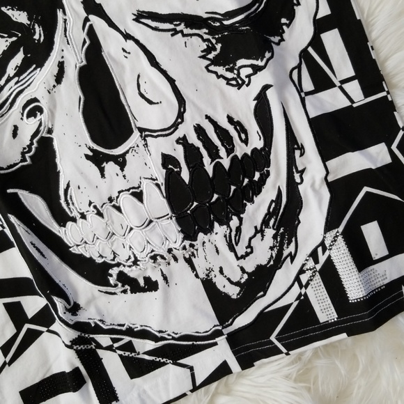 Aftermath Apparel Skull Crew Neck Tee - Picture 4 of 6